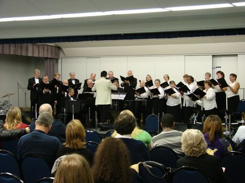 Conducting the Galveston College Choir